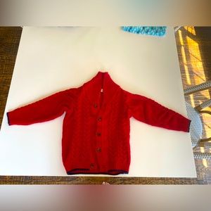 Beautiful red sweater for a kid size Small
